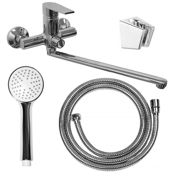 Смеситель для ванны Loranto Sofia длинный излив хром (LR90273000)