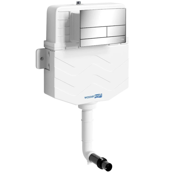 Бачок для инсталляции WasserKRAFT Aller хром (10TLT.031.ME.CH04)