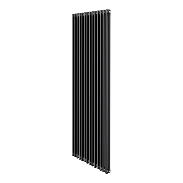 Радиатор стальной трубчатый Royal Thermo Insignia C2180 (14 секций) бок. подкл. (черный RAL 9005m) (In-C2180.14.9005m)
