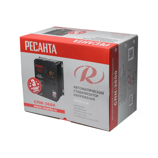 Стабилизатор напряжения Ресанта СПН-3600 (63/6/25)