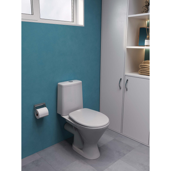 Унитаз-компакт Santeri Грация 358x63,8x775 с сиденьем полипропилен белый (1.P210.3.S00.00B.F)