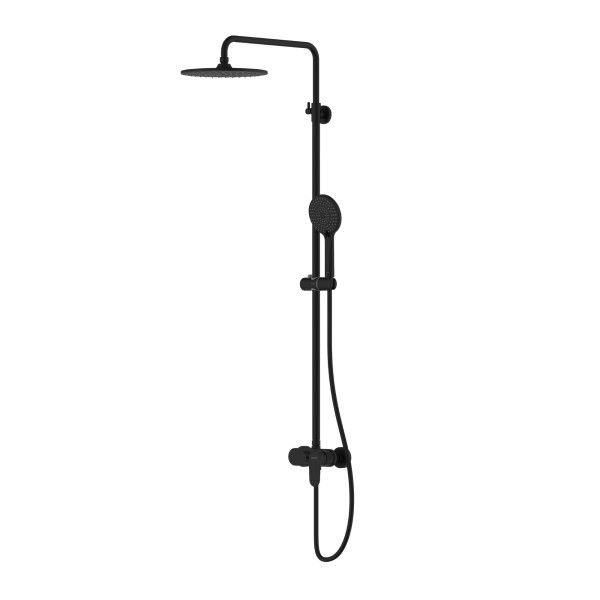 Душевая система Aquatek Ника черный матовый (AQ2860MB)