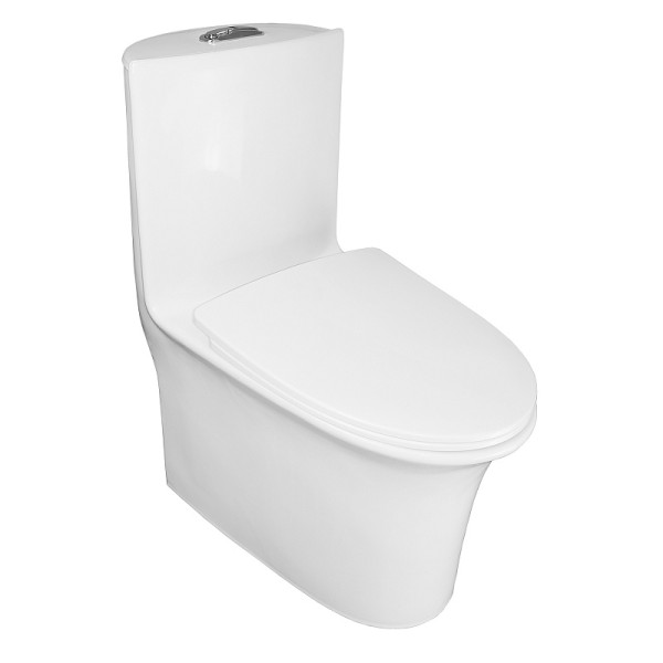 Унитаз-моноблок Luna с сиденьем микролифт 770x390x710 (AZ-1037)