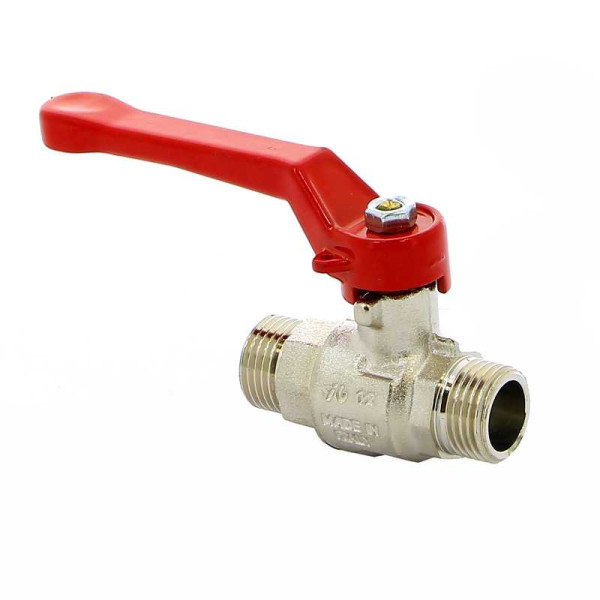 Кран Itap 1/2" НН шаровый (красная ручка) (0990012) Кран Itap 1/2" НН шаровый (красная ручка) (0990012)