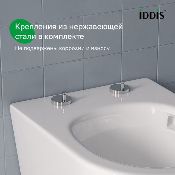 Сиденье для унитаза Iddis EasyFix 006 дюропласт SoftClose (006DPSEi31)