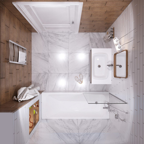 Ванна акриловая 1ACReal Gamma 130х69 белая (BBA-GA137X0-00U)