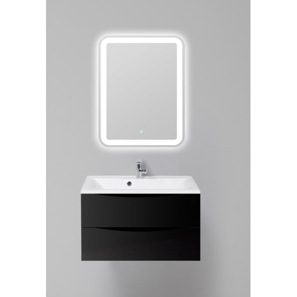 Тумба подвесная BelBagno Marino 70 Nero Lucido (MARINO-700-2C-SO-NL-P)