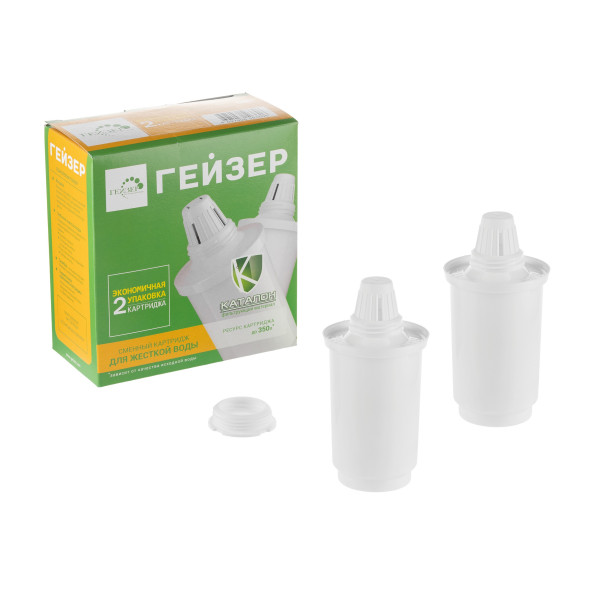 Комплект сменных картриджей к фильтру-кувшину 502 (2 шт.) (50033) Комплект сменных картриджей к фильтру-кувшину 502 (2 шт.) (50033)