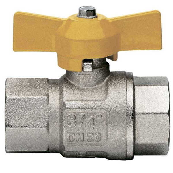 Кран газовый Itap 1" ВВ шаровый London (бабочка) (068B100) Кран газовый Itap 1" ВВ шаровый London (бабочка) (068B100)