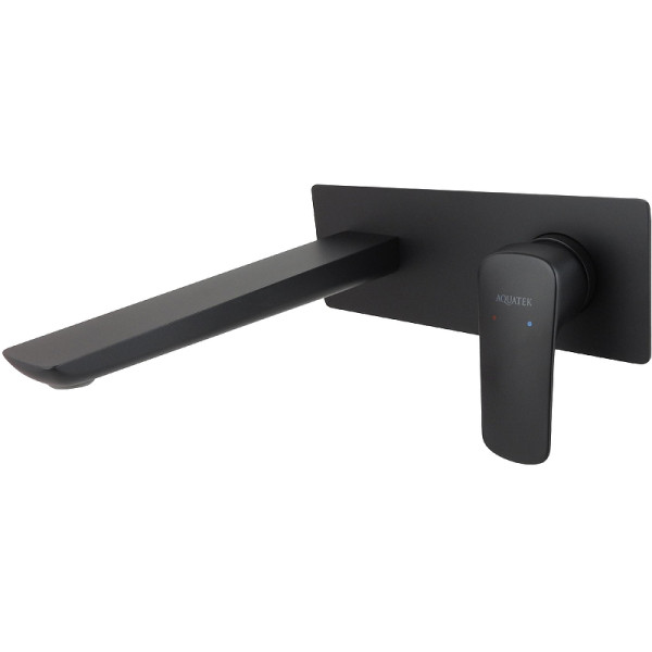 Смеситель для раковины Aquatek Вега черный матовый (AQ1013MB) Смеситель для раковины Aquatek Вега черный матовый (AQ1013MB)