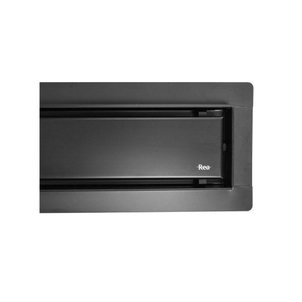 Лоток душевой Rea Neox 500 Black черный матовый (REA-G6600)