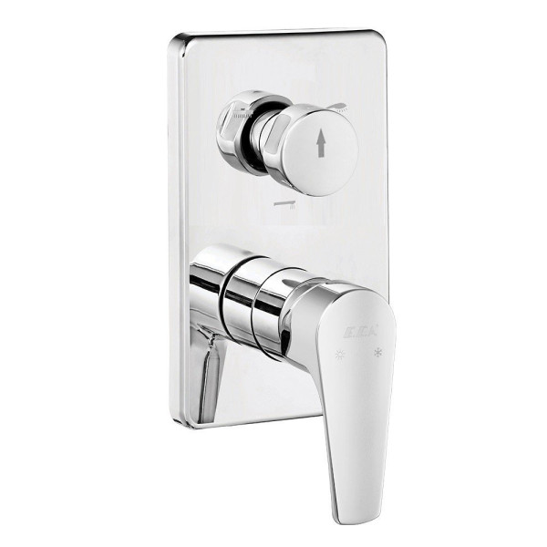 Смеситель для ванны и душа E.C.A. Niobe внешняя часть хром (102167313EX-K) Смеситель для ванны и душа E.C.A. Niobe внешняя часть хром (102167313EX-K)