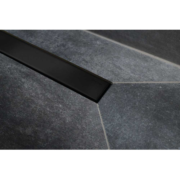 Душевой лоток Pestan Confluo Frameless Line 750 Black Matte черный матовый/полая под плитку, без рамки (13701321)