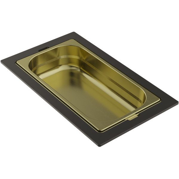 Контейнер Omoikiri DC-03-1-LG 376х220х65 светлое золото (4999083) Контейнер Omoikiri DC-03-1-LG 376х220х65 светлое золото (4999083)