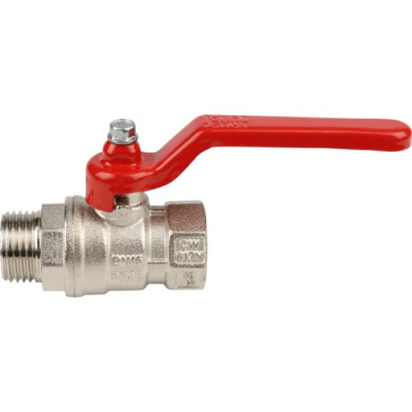 Кран 1/2" ВН шаровый Stout стандартнопроходной (чёрная ручка) SVB-0013-000015 Кран 1/2" ВН шаровый Stout стандартнопроходной (чёрная ручка) SVB-0013-000015