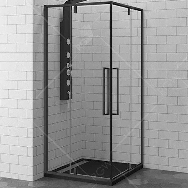 Душевой уголок RGW SV-33 B 80*80 стекло прозрачное, профиль черный 06323388-14 Душевой уголок RGW SV-33 B 80*80 стекло прозрачное, профиль черный 06323388-14