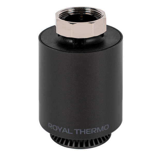 Головка термостатическая М30х1,5 (+click) Royal Thermo Smart Heat электронная (черная) (RTE 77.001B) Головка термостатическая М30х1,5 (+click) Royal Thermo Smart Heat электронная (черная) (RTE 77.001B)