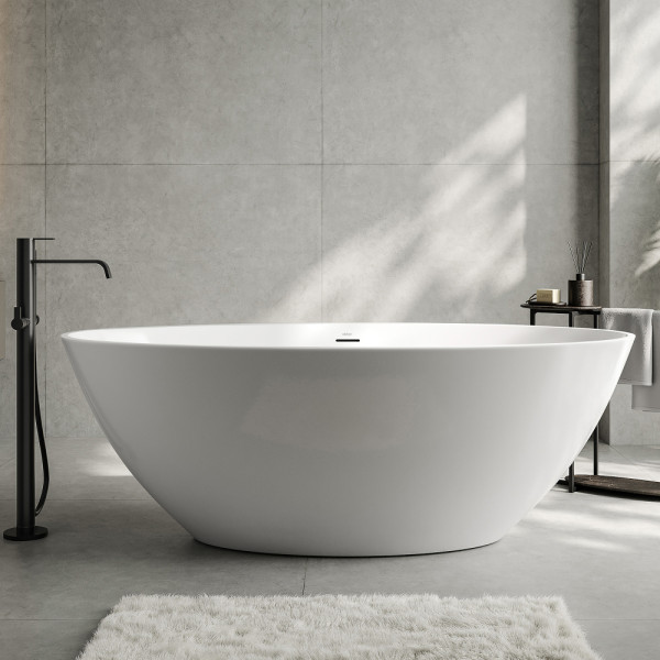 Ванна акриловая Abber 165x90x58 белая (AB9249-1.6)
