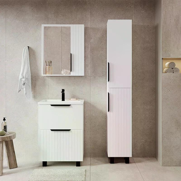 Шкаф зеркальный Viant Сицилия 60 16x60x70 правый без света белый (VSIC60BEL-ZSH)