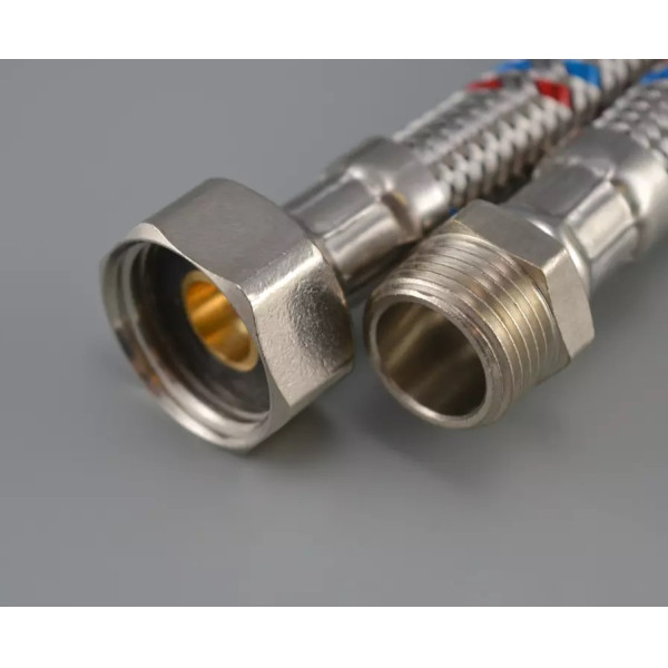 Подводка гибкая для воды 600 мм 1/2"х3/8" ВН Monoflex SS (нерж. сталь) (Н01433) Подводка гибкая для воды 600 мм 1/2"х3/8" ВН Monoflex SS (нерж. сталь) (Н01433)