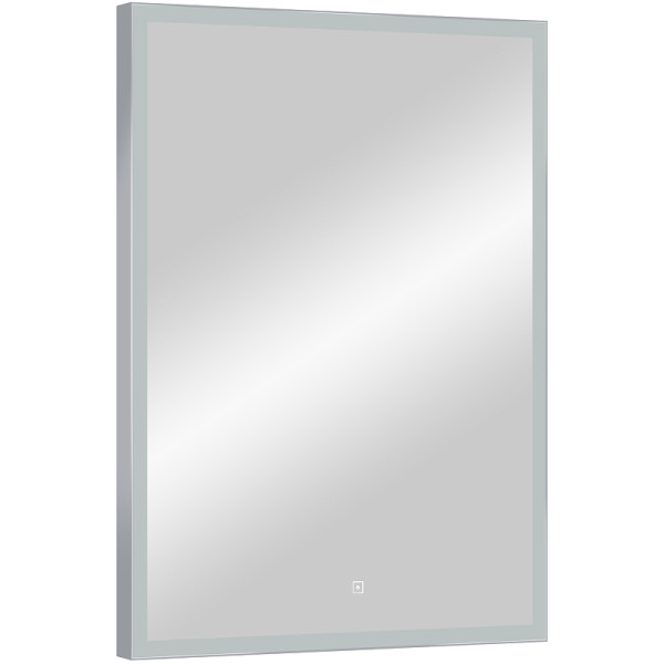 Зеркало с подсветкой Континент Frame Silver LED 700х1200 (ЗЛП2011)