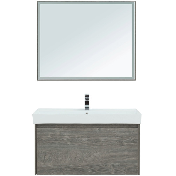 Зеркало с подсветкой Aquanet Nova Lite 99x80 дуб рошелье (00242623) Зеркало с подсветкой Aquanet Nova Lite 99x80 дуб рошелье (00242623)