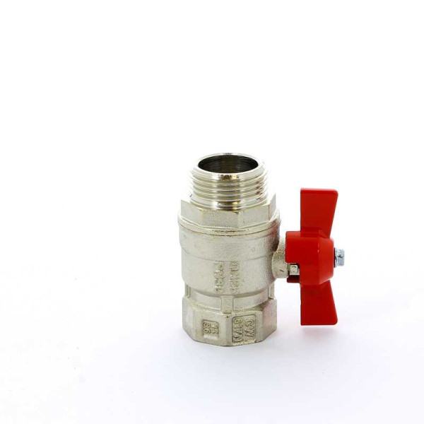 Кран Itap 1" ВН шаровый Ideal (красная бабочка) (0930100)