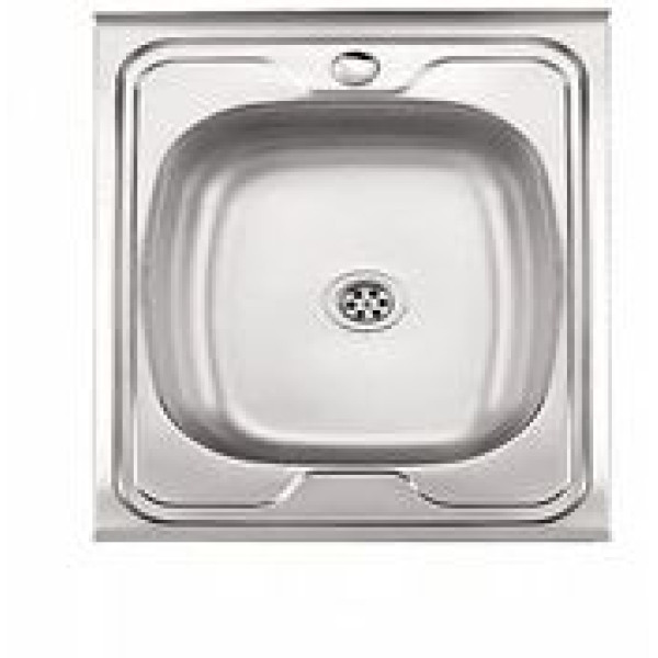 Мойка врезная Ledeme 500x500x140 (0,4мм) выпуск малый матовая без сифона (L75050) Мойка врезная Ledeme 500x500x140 (0,4мм) выпуск малый матовая без сифона (L75050)