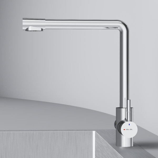 Смеситель для кухни AM.PM X-Joy S с L-изливом с каналом для питьевой воды хром (F85B05700) Смеситель для кухни AM.PM X-Joy S с L-изливом с каналом для питьевой воды хром (F85B05700)