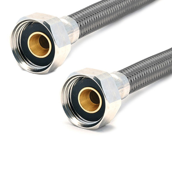 Подводка гибкая для воды 400 мм. 1/2" ВВ (полимер. оплетка) Tucai (203003)