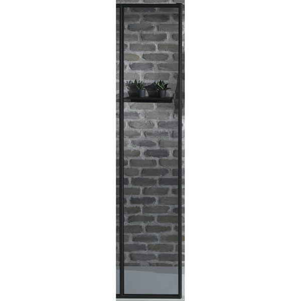 Душевое ограждение Jacob Delafon Nouvelle 37x200 стекло прозрачное, профиль черный (E94WS30-B1)