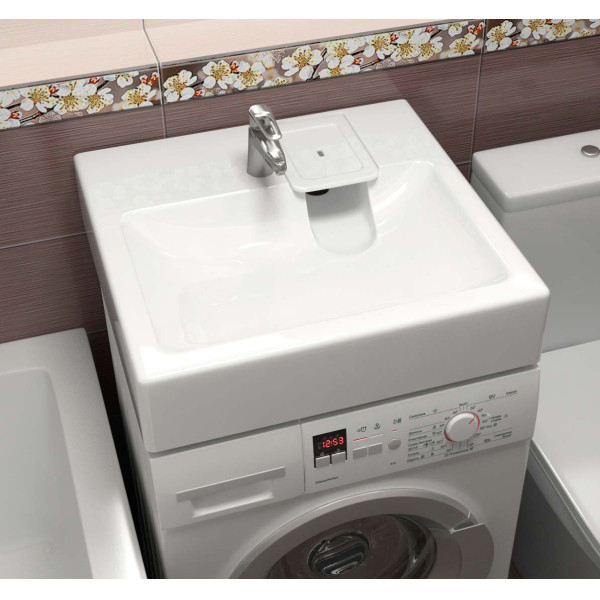 Раковина на стиральную машину Bergg Монако 60х58,3 (V051D001) Раковина на стиральную машину Bergg Монако 60х58,3 (V051D001)