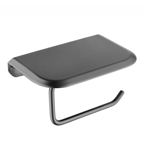 Бумагодержатель с полкой для телефона Abber Nord никель (AA1530NG)