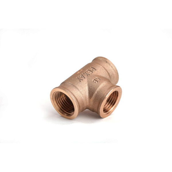 Тройник 1/2" Rehau Aurline RX+ (бронза) 18771041001