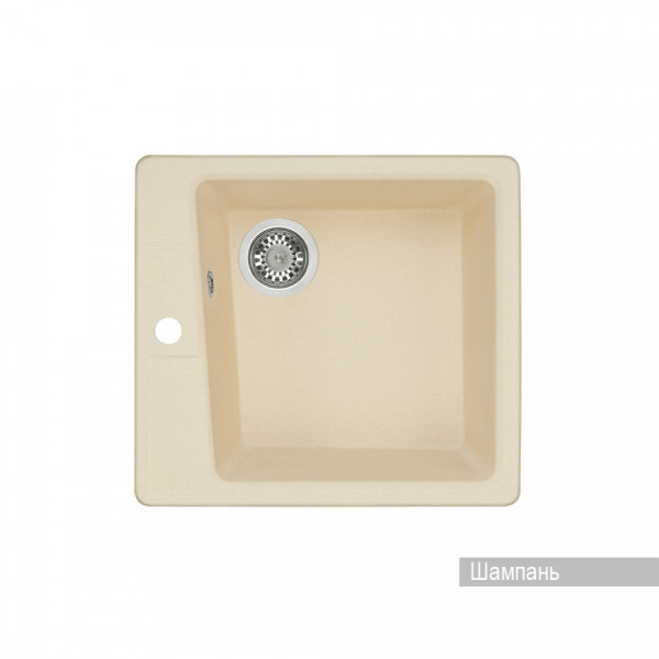 Мойка для кухни врезная Aquaton Парма 470x510x190 шампань (1.A713.0.32P.M29.0)