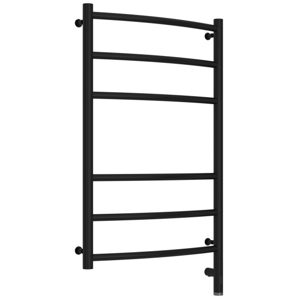 Полотенцесушитель электрический Сунержа Галант 3.0 800x500 провод справа матовый чёрный (31-5801-8050)