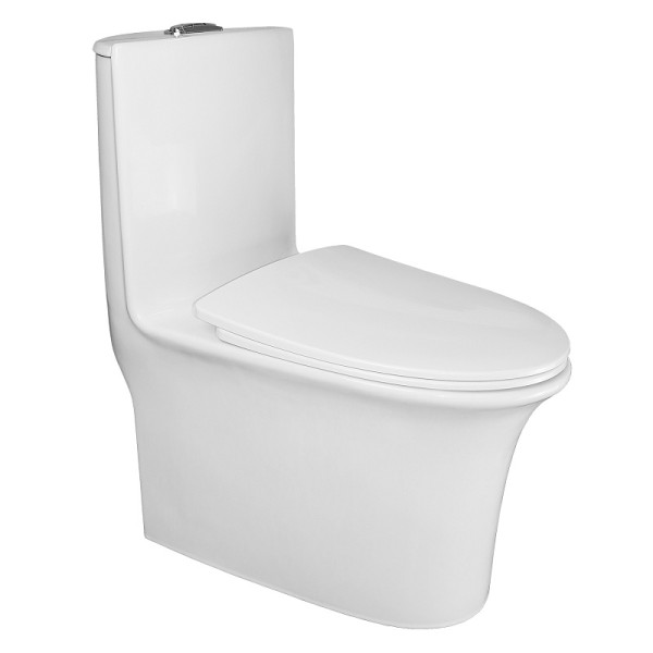 Унитаз-моноблок Luna с сиденьем микролифт 770x390x710 (AZ-1037)