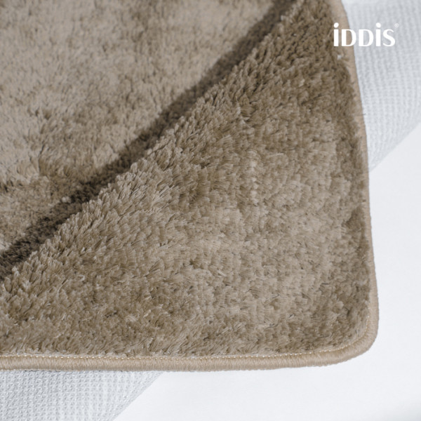 Коврик для ванной комнаты 50x80 микрофибра светло-коричневый Iddis (BSQS07Mi12)