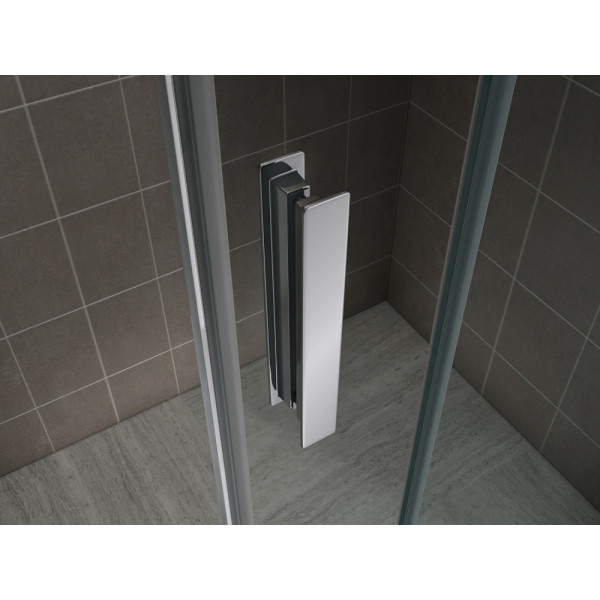 Душевая дверь Abber Komfort 120x200 стекло прозрачное, профиль хром (AG90120) Душевая дверь Abber Komfort 120x200 стекло прозрачное, профиль хром (AG90120)