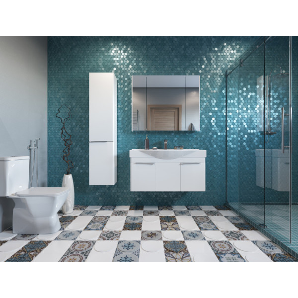 Тумба подвесная Aquaton Беверли 966x357x455 белый (1.A236.7.01B.V01.0)