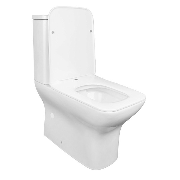 Унитаз напольный Azario Fresco с сиденьем с микролифтом белый (AZ-8302)