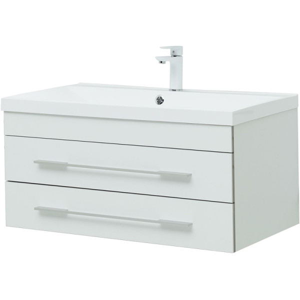 Тумба подвесная Aquanet Верона 90 New белый матовый (272424)