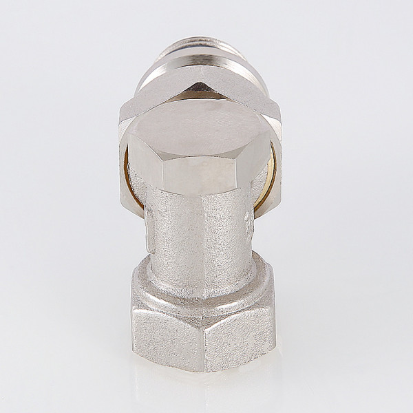 Клапан настроечный угловой 1/2" Valtec VT.019.NR (с уплотн. кольцом) (VT.019.NR.04)