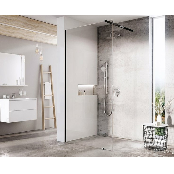 Душевое ограждение Ravak Walk-In 120x200 стекло, профиль черный (GW9WG030Z1) Душевое ограждение Ravak Walk-In 120x200 стекло, профиль черный (GW9WG030Z1)