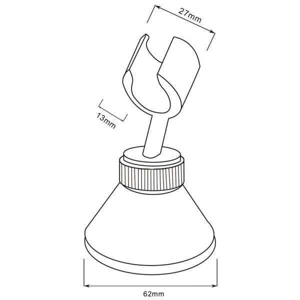 Кронштейн для душа Melodia хром (MKP20501P) Кронштейн для душа Melodia хром (MKP20501P)