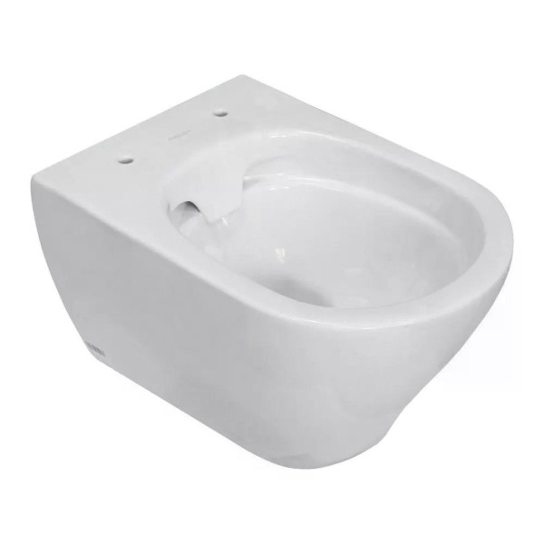 Унитаз подвесной Sanita LUXE Breeze RML безободковый с soft close, clip up, белый (WC.WH/Breeze/DM.Rim/WHT.G/S1)