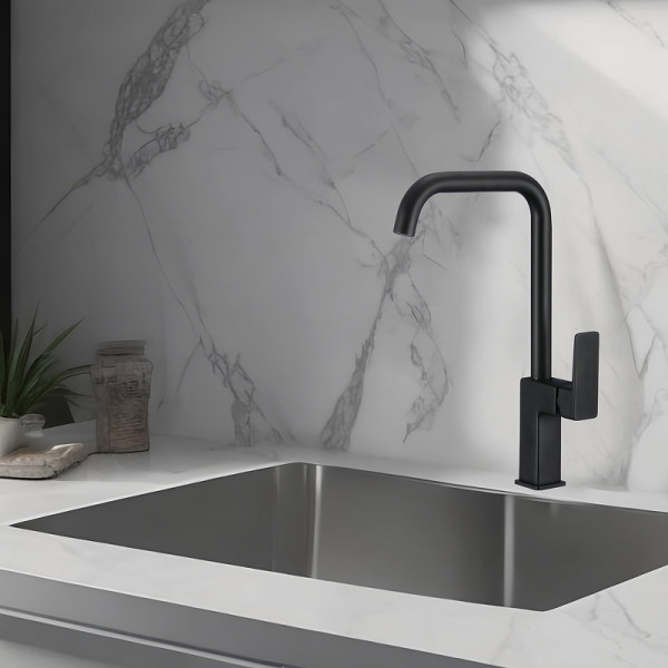 Смеситель для кухни Wesnaart Narcis черный (NAR06-150BL-25432)