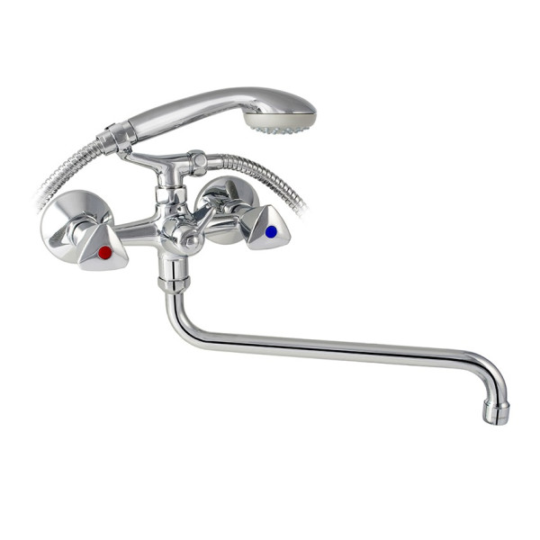 Смеситель для ванны и душа Mofem Evrosztar Nova 604 E (N) Cer с лейкой Basic (145-0070-33) Смеситель для ванны и душа Mofem Evrosztar Nova 604 E (N) Cer с лейкой Basic (145-0070-33)