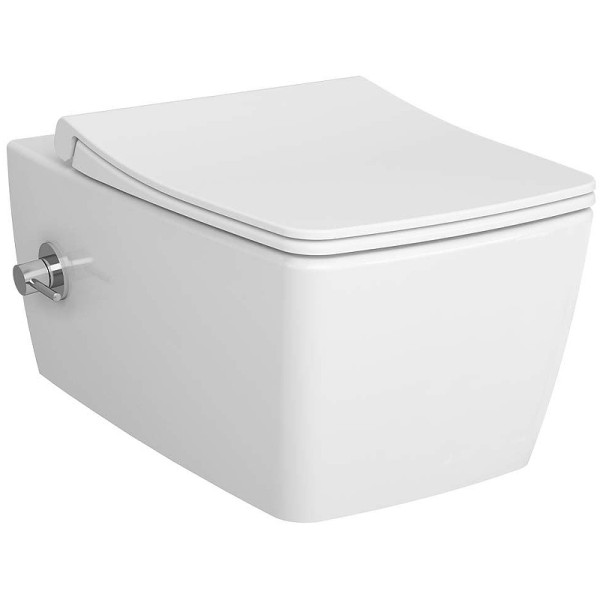 Унитаз подвесной Vitra Metropole Rim-Ex безободковый, с функцией биде и встроенным смесителем (7672B003-1684) Унитаз подвесной Vitra Metropole Rim-Ex безободковый, с функцией биде и встроенным смесителем (7672B003-1684)