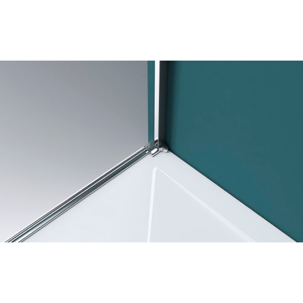 Душевая дверь Belbagno Kraft 120x195 стекло прозрачное с рисунком, профиль хром (KRAFT-B-12-60/60-C-Cr-L) Душевая дверь Belbagno Kraft 120x195 стекло прозрачное с рисунком, профиль хром (KRAFT-B-12-60/60-C-Cr-L)